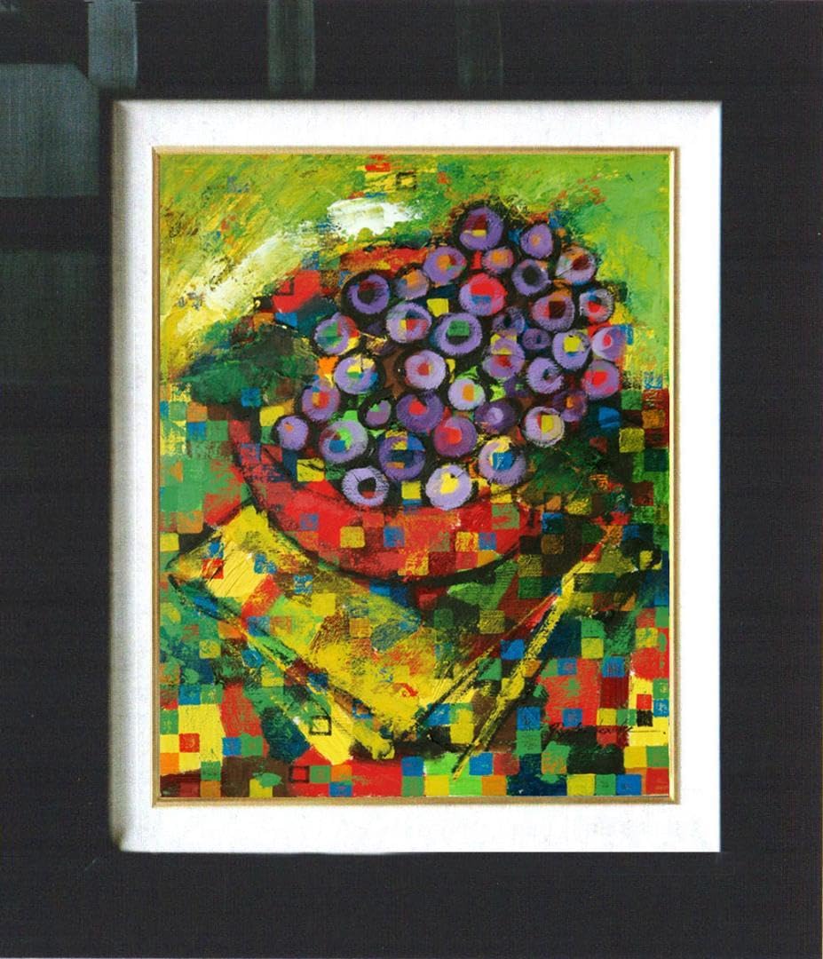 油絵 菅家令子 絵 絵画 インテリア F6-071019 猫たち 油絵 菅家令子 絵