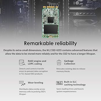 Amazon.com: Transcend MTS425 2TB M.2 2242 SATA III SSD, Up to