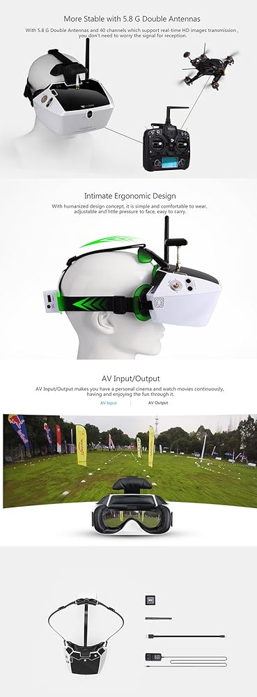 Amazon.co.jp: [ARRIS] Walkera Goggle 4 ワルケラ ゴーグル 5.8G 40CH