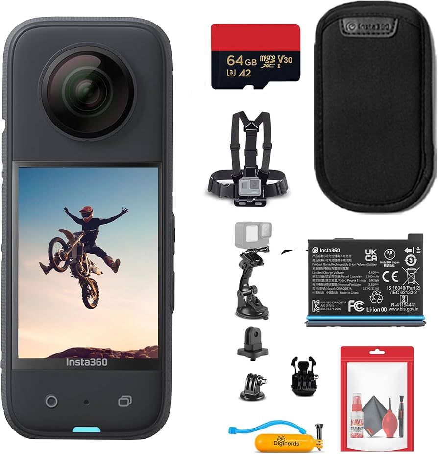 Amazon.com : Insta360 X3 - Waterproof 360 Action Camera with 1/2