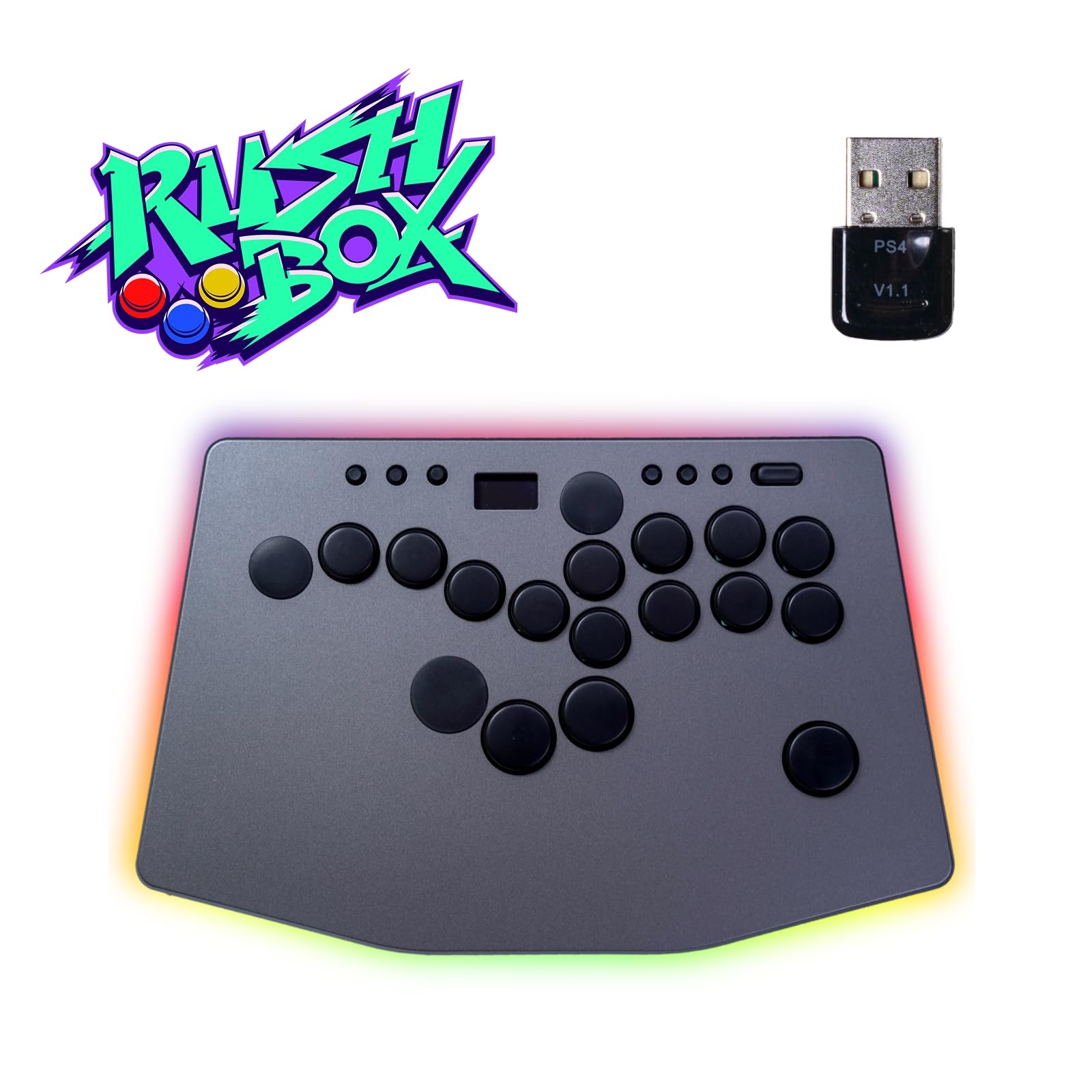 Amazon | 【日本メーカー】RushboxLite 2 for PS レバーレス アケコン
