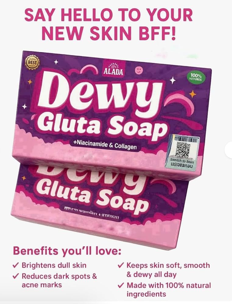 Amazon.com : ALADA NATURAL Dewy Gluta Soap 70g with Niacinamide