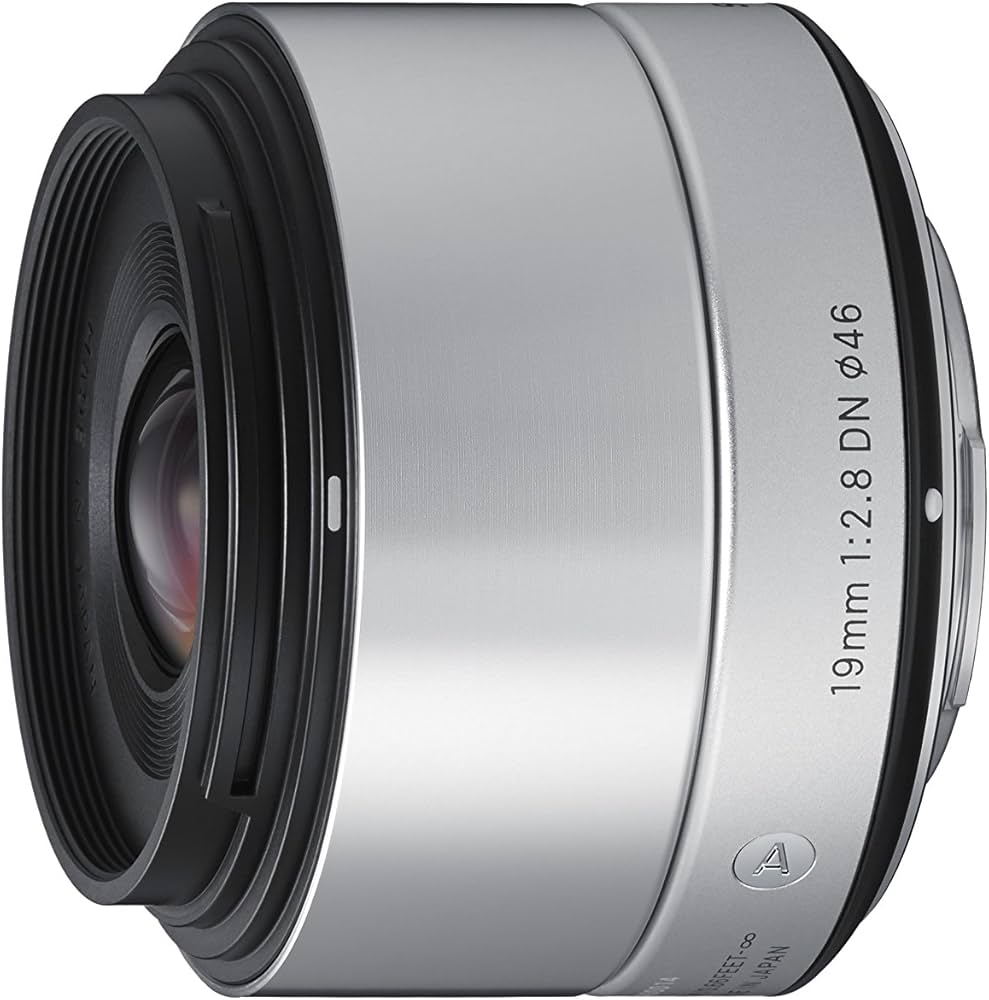 Amazon.co.jp: SIGMA 交換レンズ 19mm F2.8 DN Silver ソニーE用