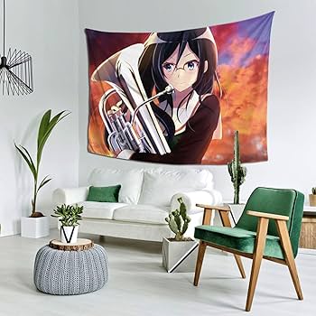 Amazon.co.jp: タペストリー 響け！ユーフォニアム 田中あすか 背景布