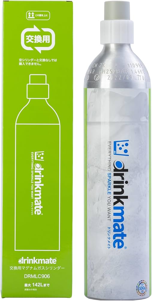 Amazon | 【ドリンクメイト公式 Shop 】142L アタッチメント付 交換用