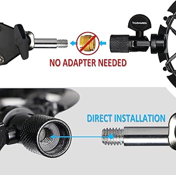 Amazon.com: YOUSHARES Blue Yeti X Shock Mount, Latest Alloy