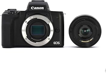 Amazon | Canon ミラーレス一眼カメラ EOS Kiss M2 標準ズームレンズ