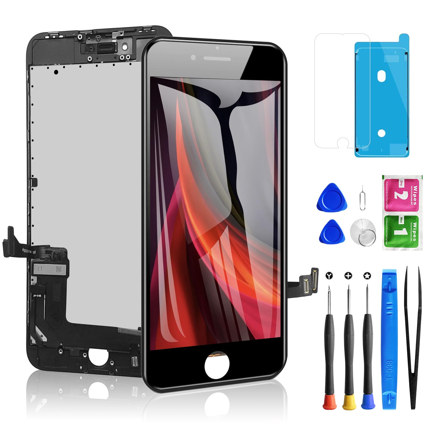 Amazon.com: for iPhone 8 Plus Screen Replacement Black 5.5 Inch