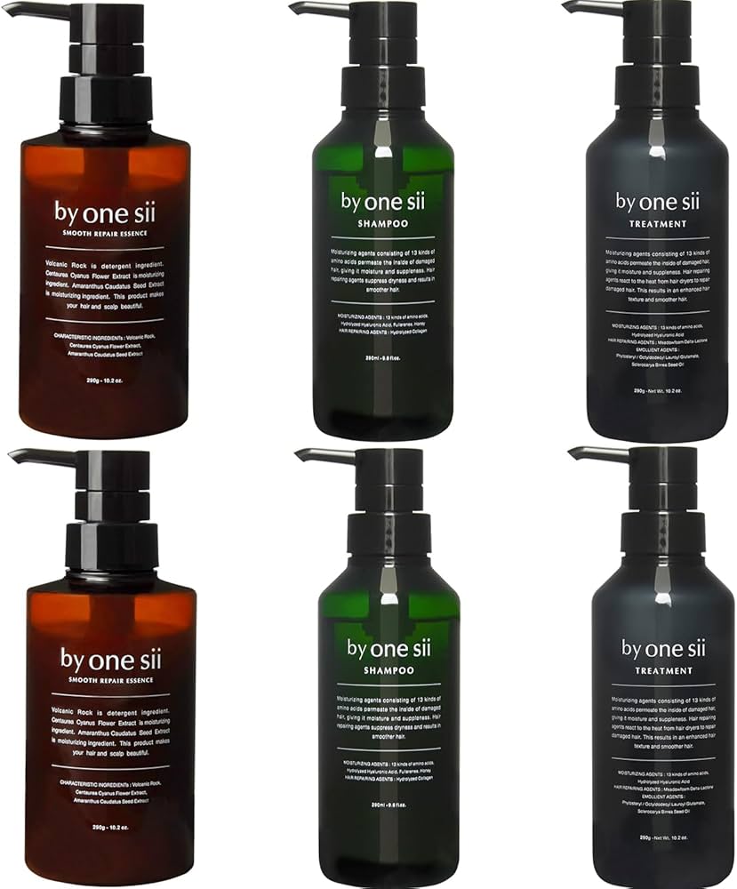Amazon.co.jp: by one sii Complete Set Shampoo Treatment Hair
