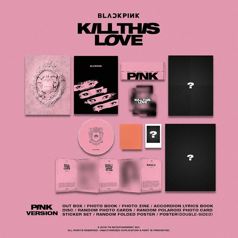 YG Blackpink - [Kill This Love - Random Ver.] (2ND Mini Album) CD