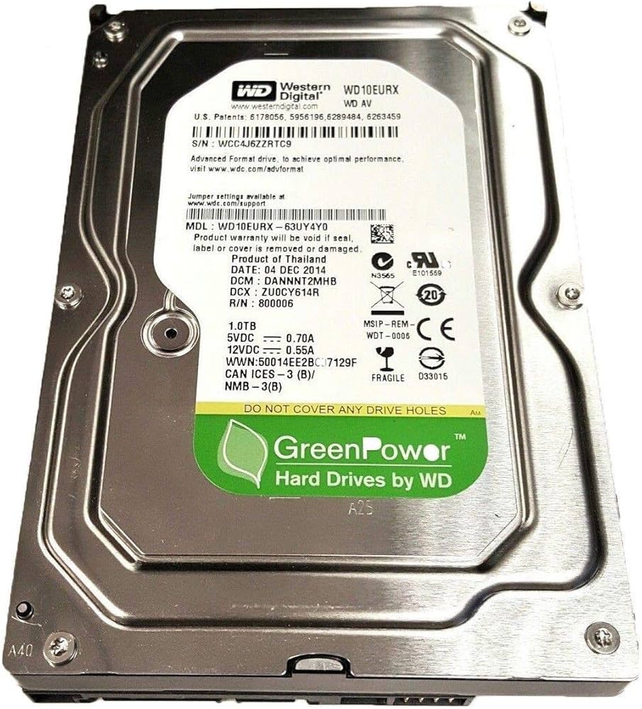 Amazon | Western Digital 1TB 3.5インチ SATAドライブ 5400RPM