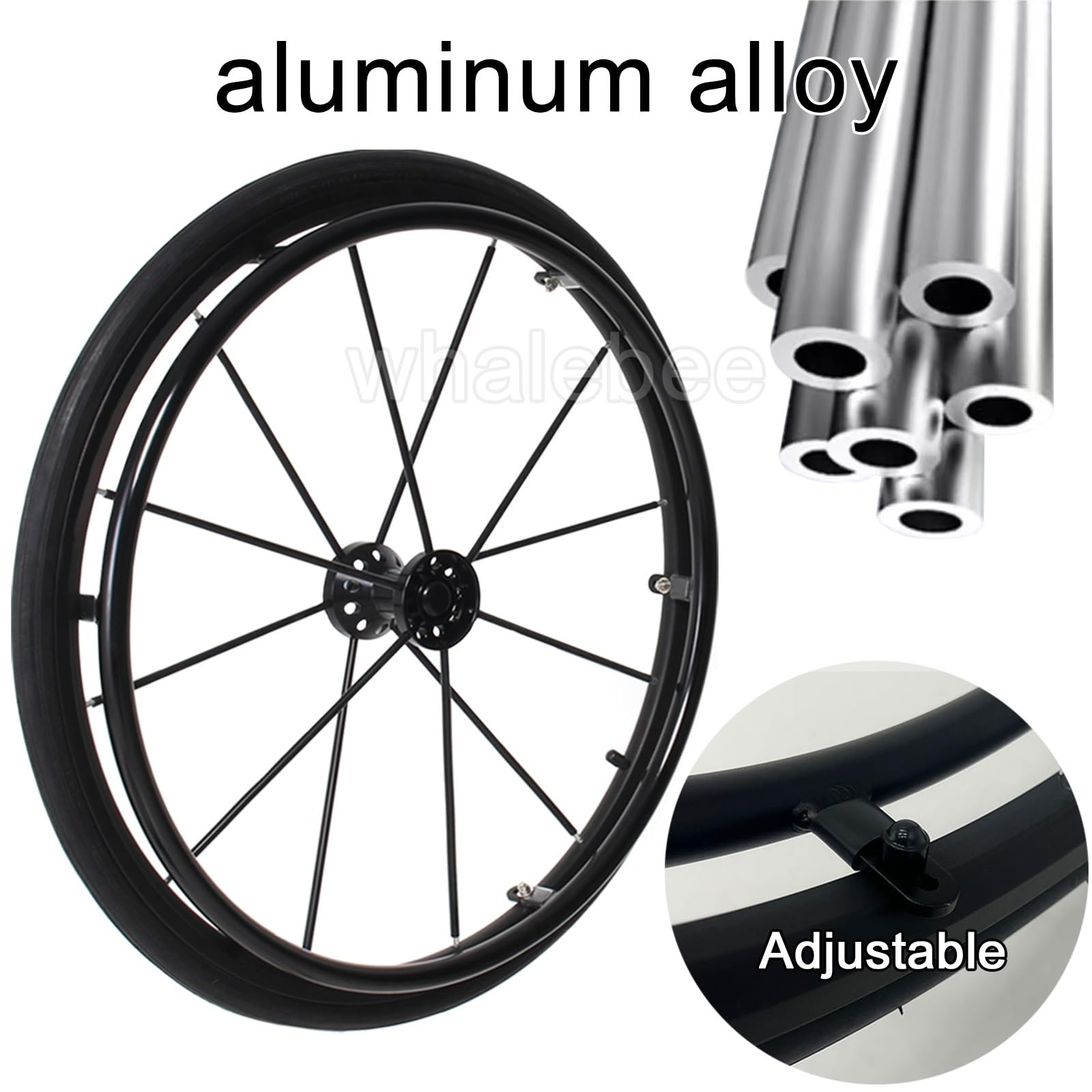 Amazon.co.jp: 車椅子後輪 24インチ 交換用車椅子ホイール 1組