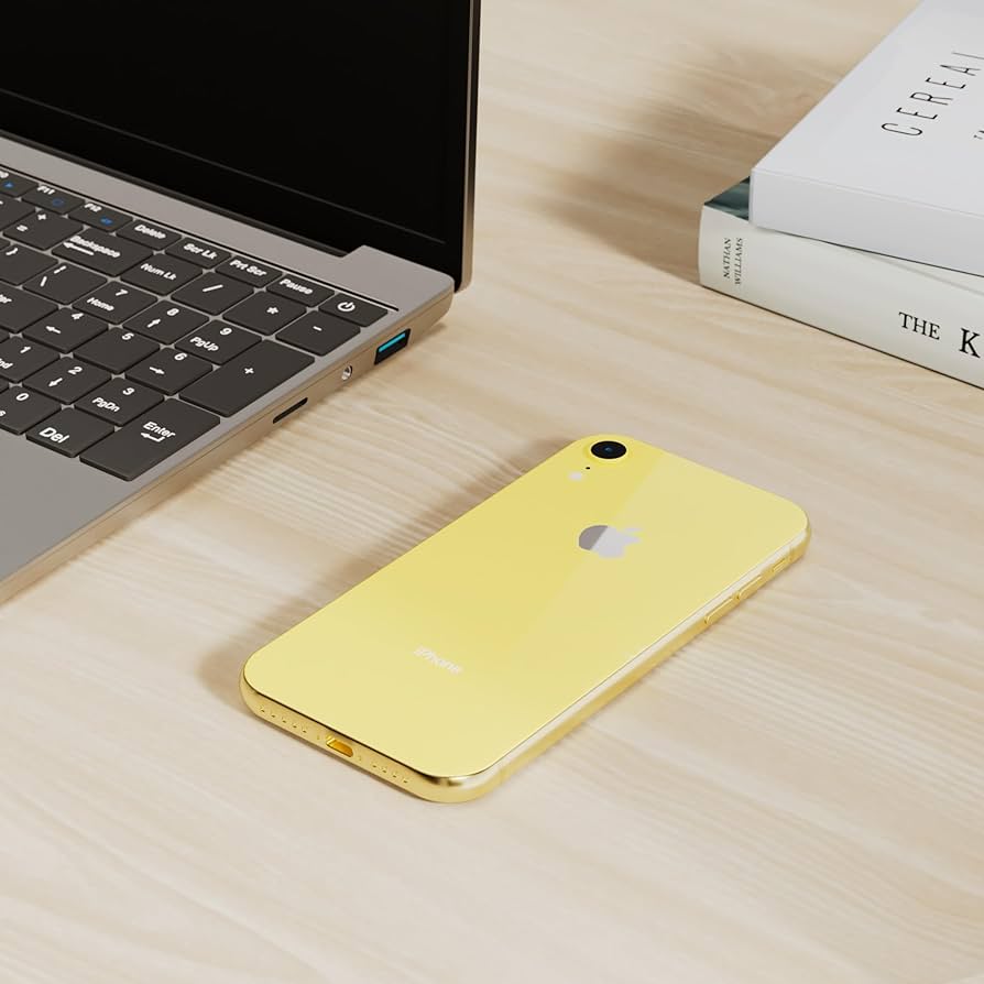 Apple iPhone XR, 128GB, Yellow - Fully Unlocked (Renewed) : Amazon