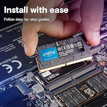 Crucial 64GB DDR5 RAM, 5200MHz (or 4800MHz) Laptop Memory Kit