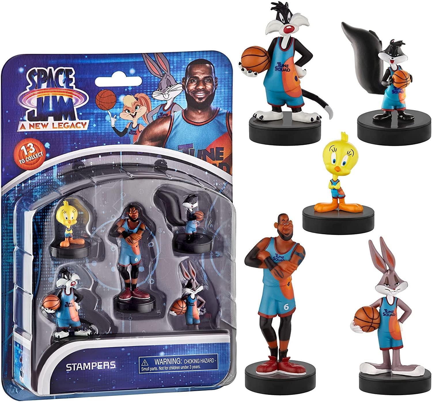 Amazon.com: P.M.I. Space Jam Kids' Stamps | Collect All 13 Looney