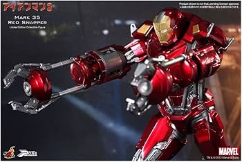 Amazon.com: Hot Toys Iron Man 3 Movie 1/6 Scale Power Pose Figure