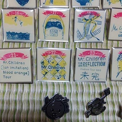 ミスチル、Mr.Children、ピンバッジ全種セット ミスチル、Mr.Children