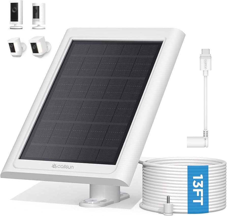 Amazon.com : Callsun Solar Panel for Ring Camera, Compatible with