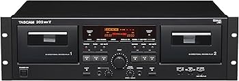 Amazon.co.jp: TASCAM オートリバースダブルカセットデッキ 202MKV