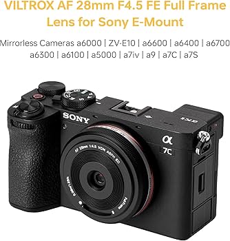 Amazon.com : VILTROX AF 28mm F4.5 FE Lens for Sony E-Mount,AF 28
