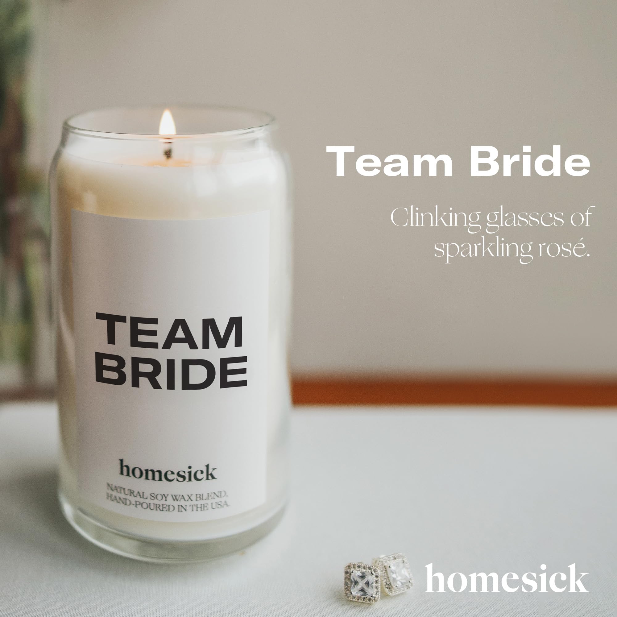 Amazon.com: Homesick Scented Candles for Home (Team Bride) - 13.75