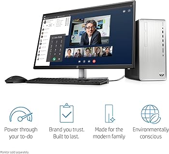 Amazon.com: HP Pavilion Desktop, 10th Gen Intel Core i3-10100