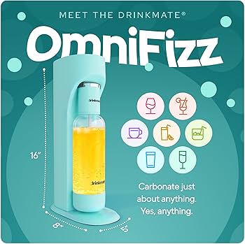 Amazon.com: Drinkmate OmniFizz, Sparkling Water and Soda Maker