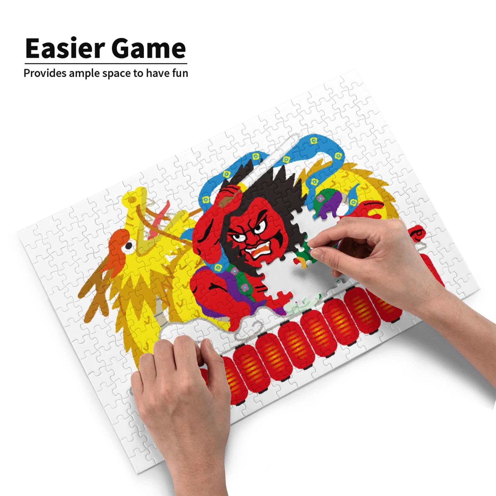 Amazon.co.jp: ジグソーパズル 青森県ねぶた祭り 青森提灯 神霊 龍