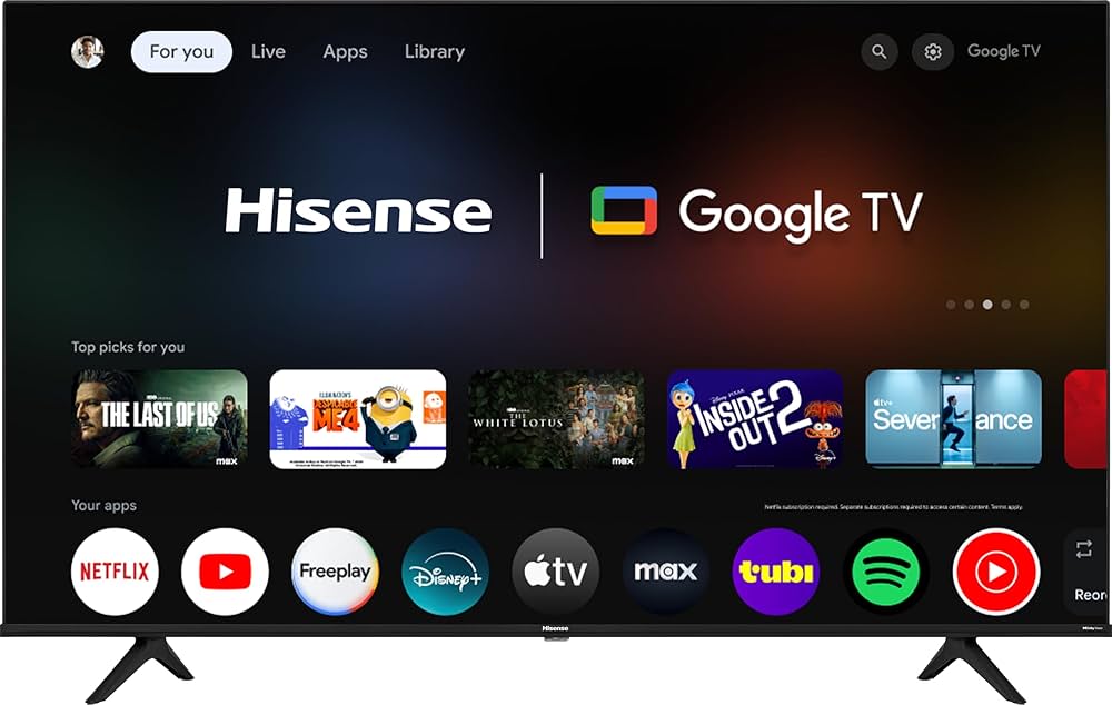 Amazon.com: Hisense 50-Inch Class A6 Series 4K UHD Smart Google TV