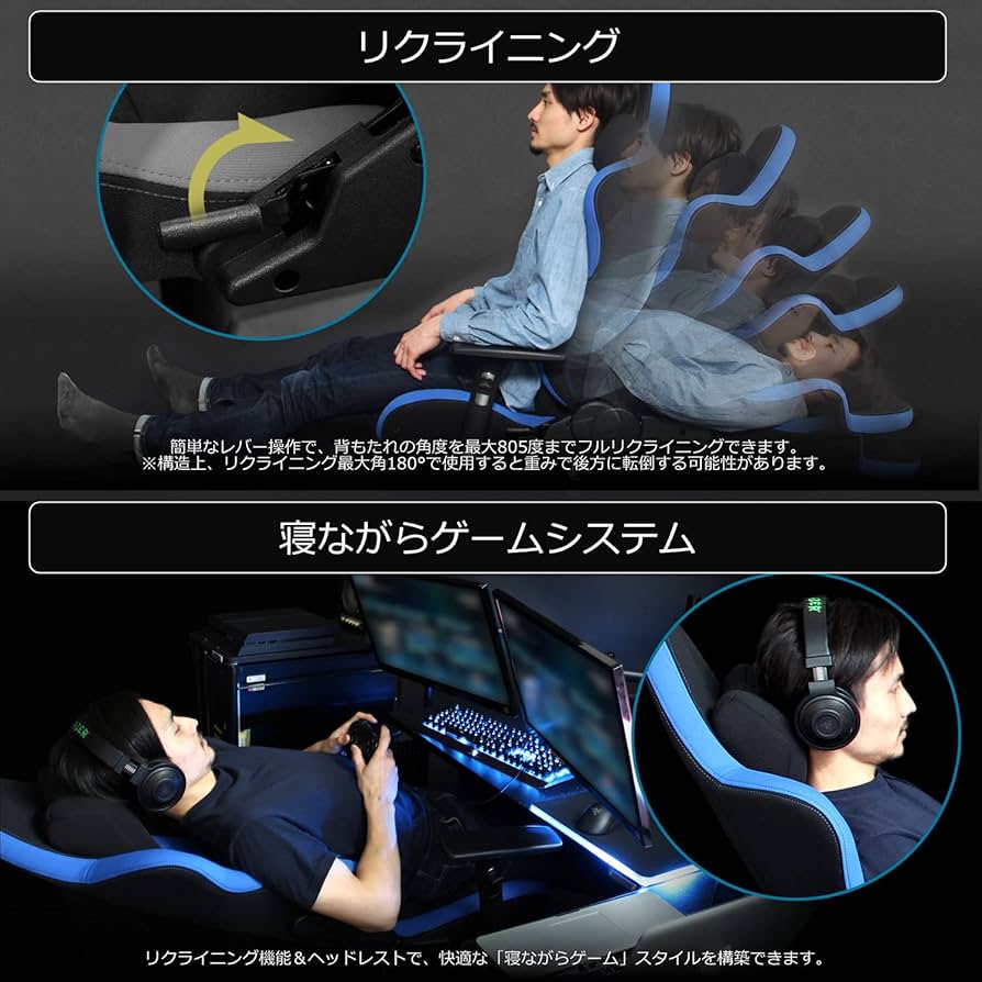 Amazon.co.jp: Bauhutte ( バウヒュッテ ) ゲーミング座椅子 LOC-950RR