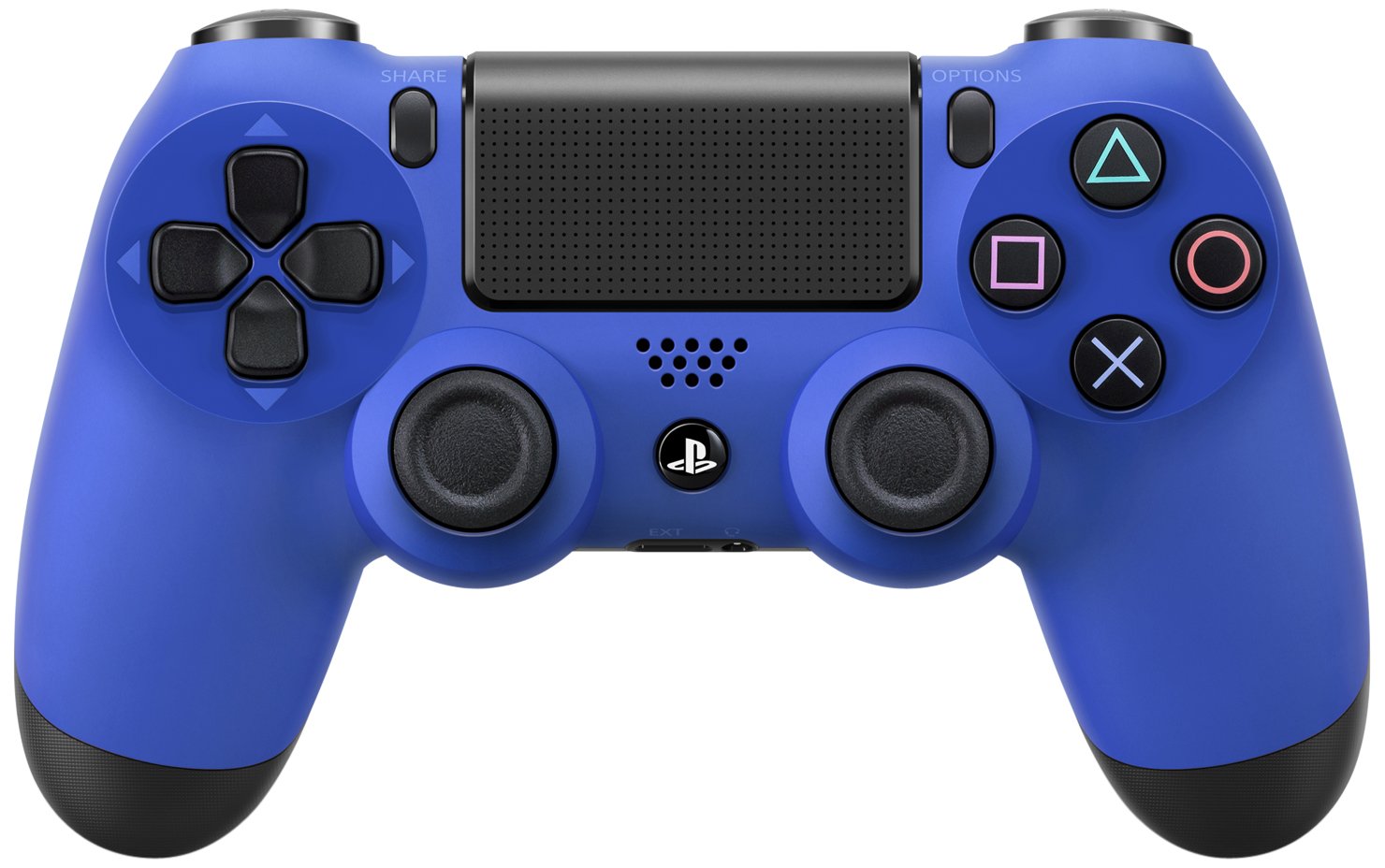 Amazon | ワイヤレスコントローラー (DUALSHOCK 4) ウェイブ・ブルー