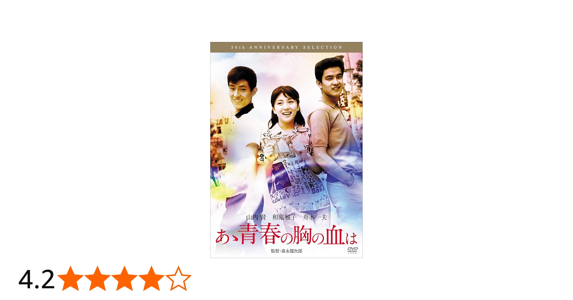 Amazon.co.jp: あゝ青春の胸の血は [DVD] : 山内賢, 和泉雅子, 舟木