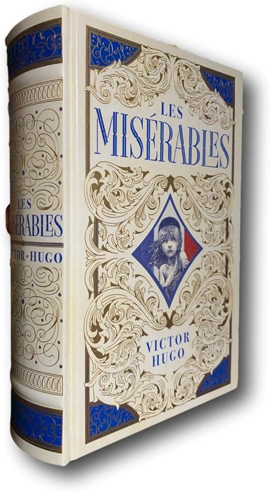 Rare Les Miserables by Victor Hugo Leather Bound Collectible Gift