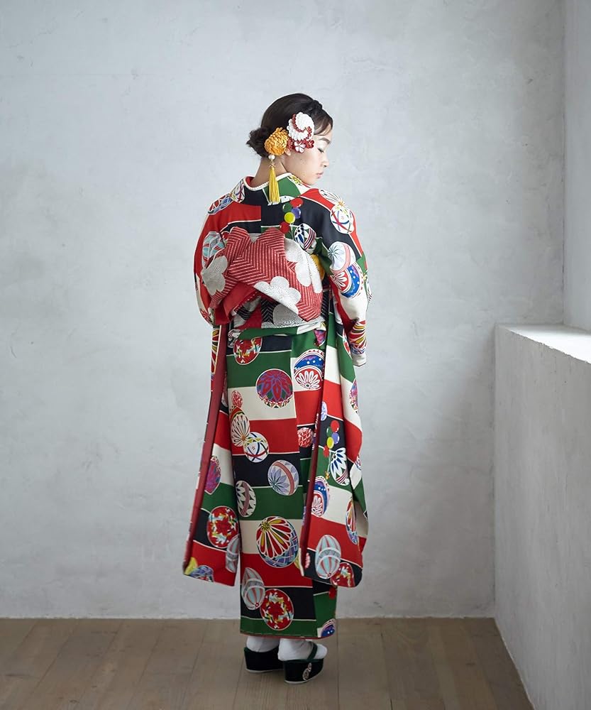 Amazon | ふりふ 【KIMONO姫掲載】振袖「まりぼんぼん」 成人式