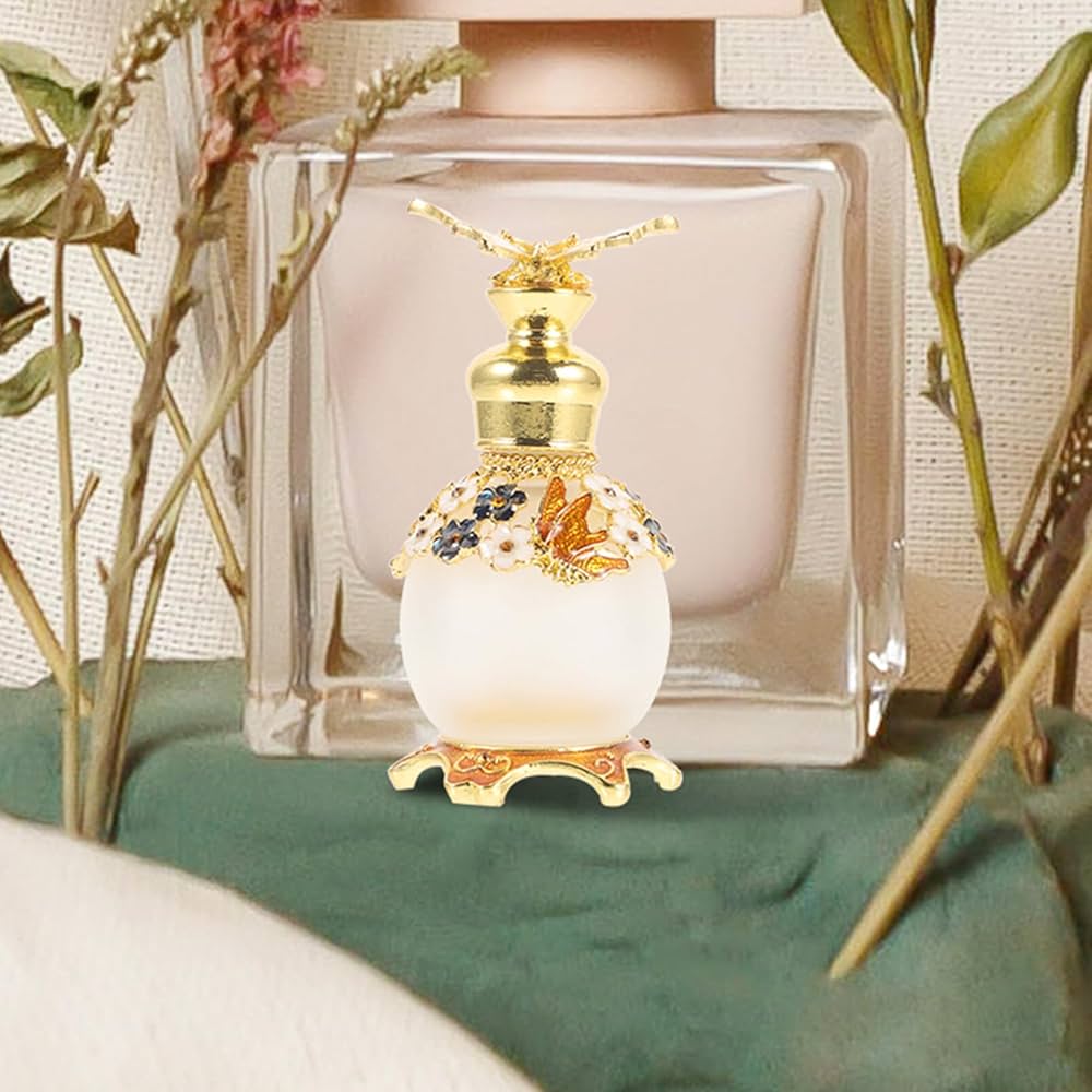 Amazon.co.jp: ibasenice 空の香水瓶 蝶の形のボトル アロマボトル