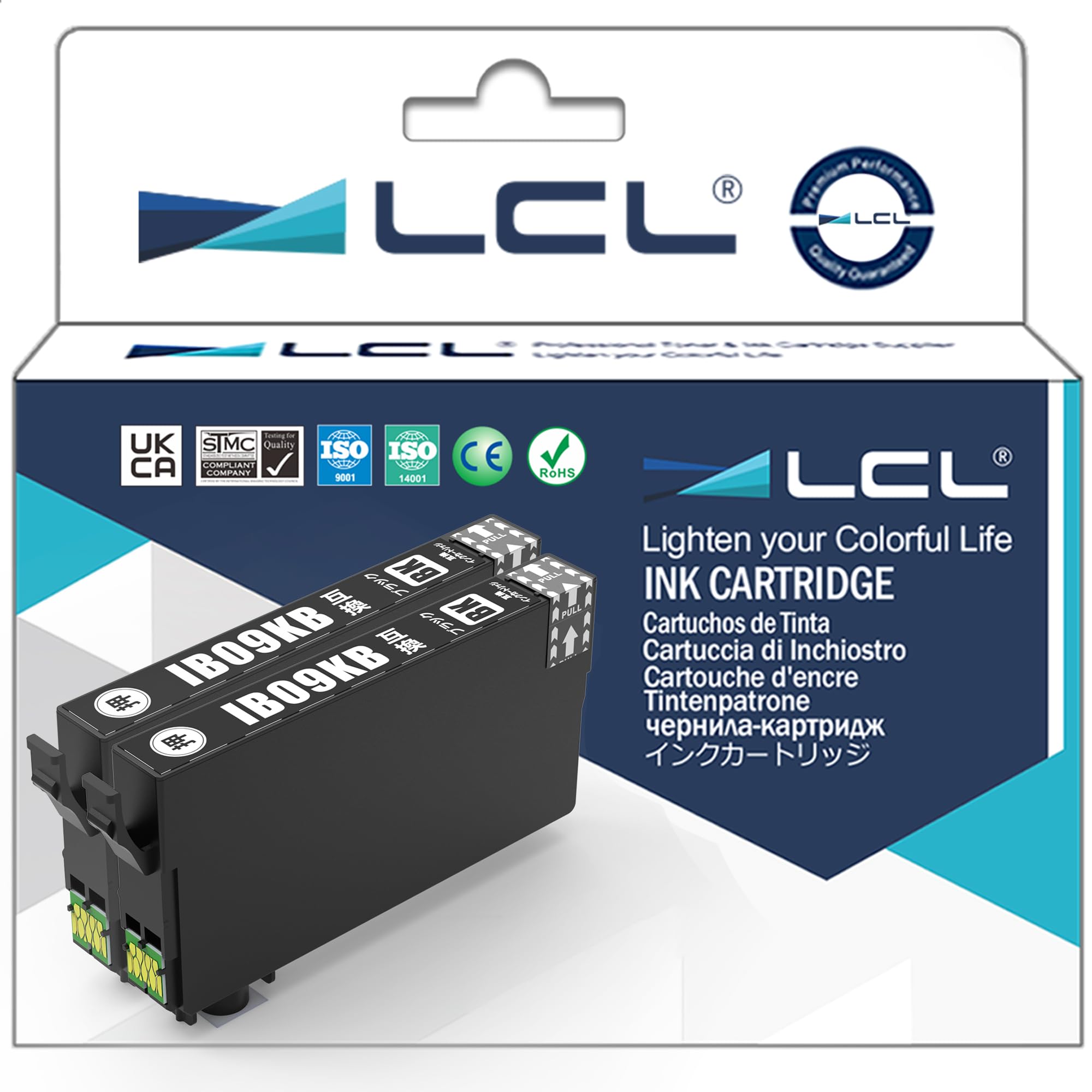 Amazon.co.jp: LCL エプソン用 IB09 大容量 染料 IB09KA IB09KB (2