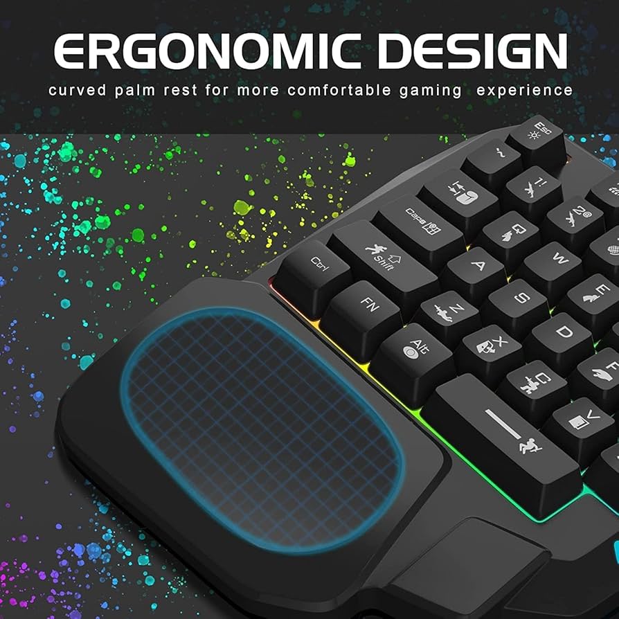 Amazon.co.jp: 片手キーボード マウス コンバーター セットこんばーた