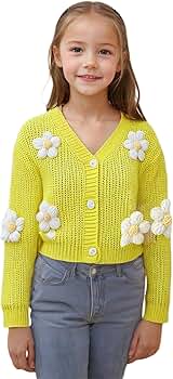 Amazon.com: WDIRARA Girl's Cute Open Front Button Down Cardigans