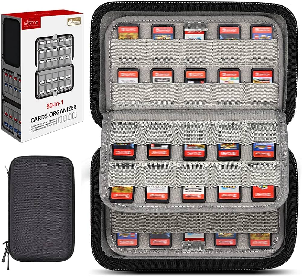 Amazon.co.jp: Sisma カードケース 80枚収納 for Switch Vita SDカード