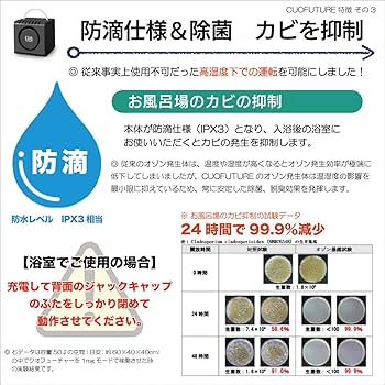 Amazon | 【Amazon限定おまけ付き】オゾン除菌脱臭器 CUO FUTURE