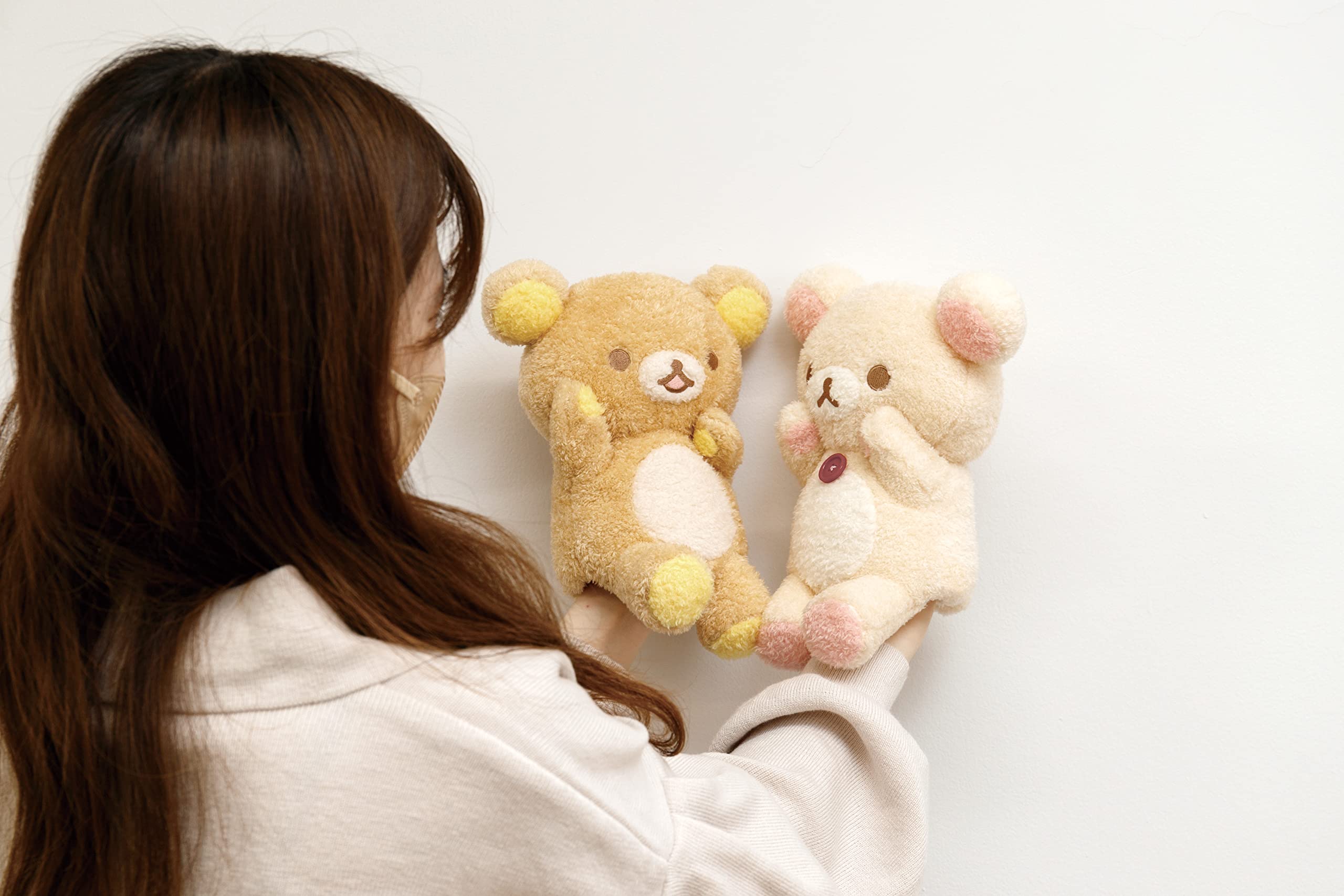 Amazon.co.jp: リラックマ よりそいぬいぐるみパペット MF72001 : おもちゃ