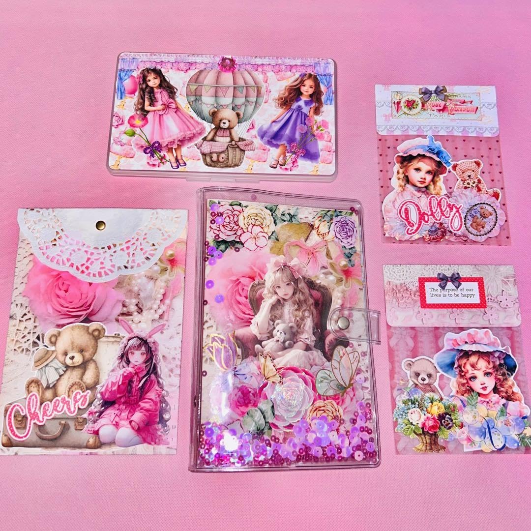 おすそ分けファイルコラージュ素材Blueダイカット付 感謝価格