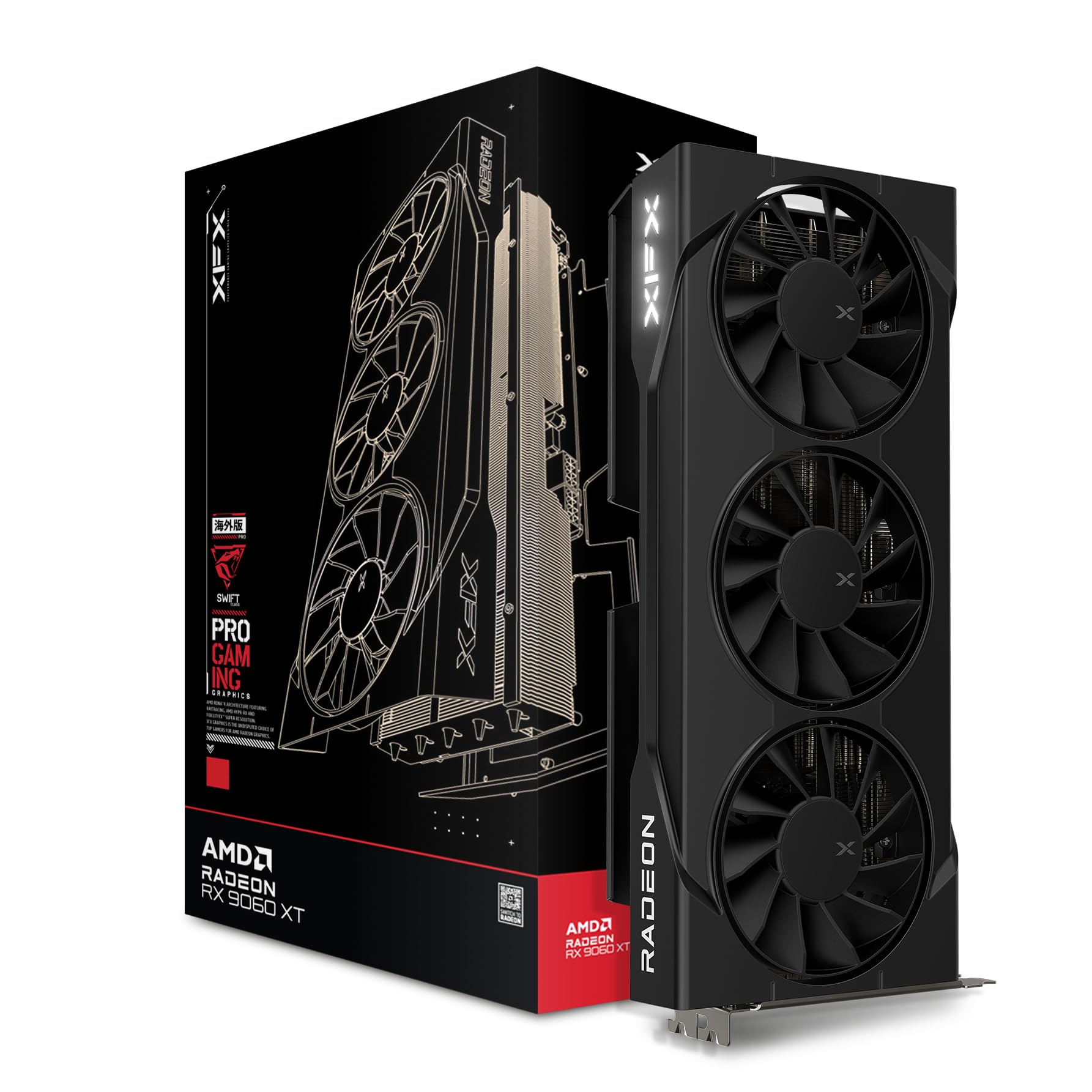 Amazon | XFX Swift AMD Radeon RX 9060 XT OC トリプルファン