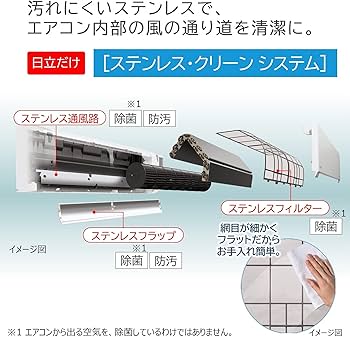 Amazon | 【商品配送のみ】日立 エアコン 14畳 4.0kW 白くまくん D