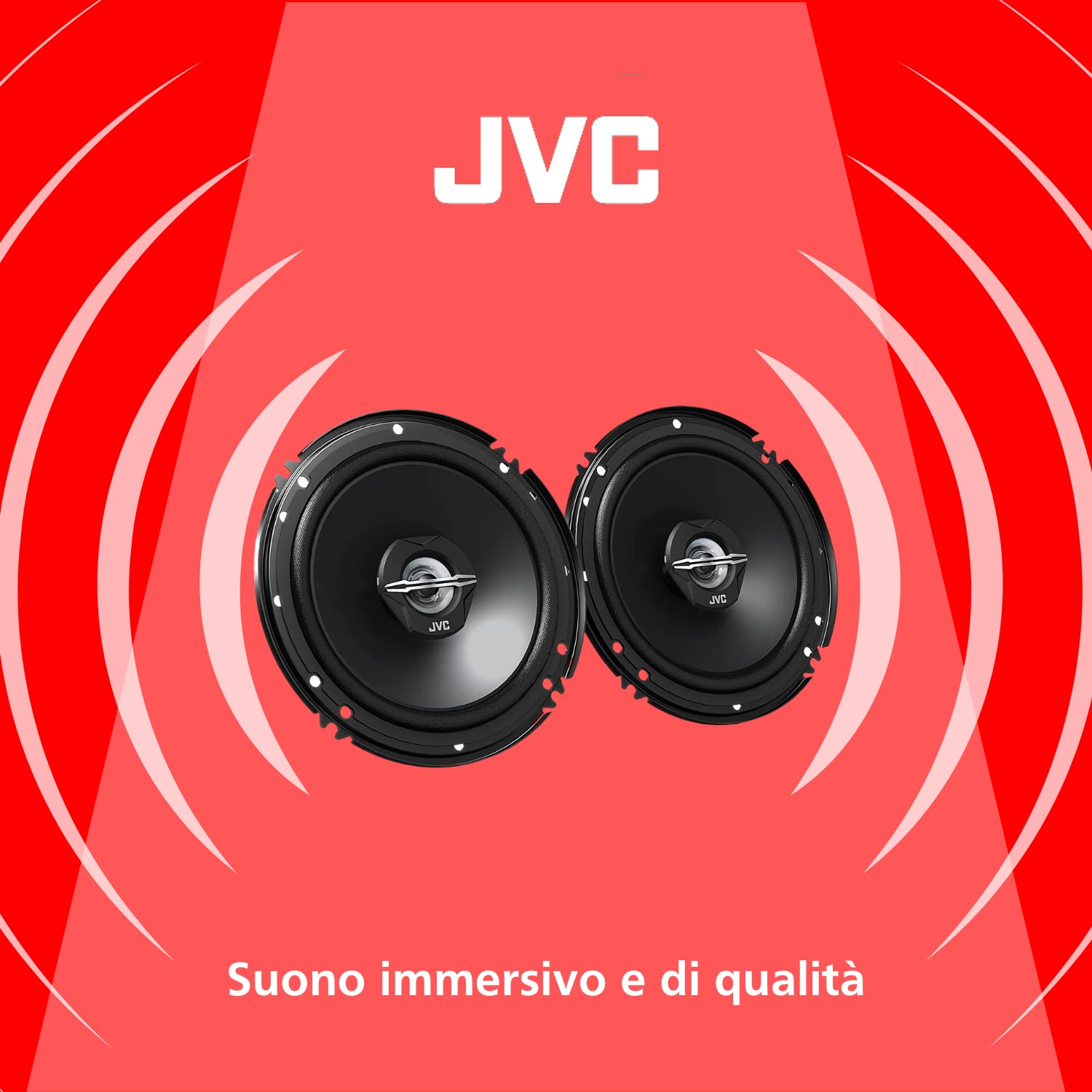 Amazon.com: JVC CS J620X (16 cm, 2-Way Coaxial Speaker Black