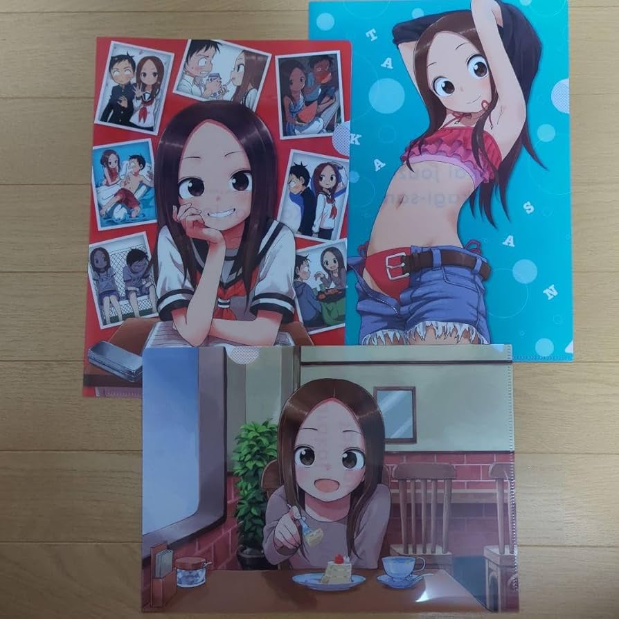 Amazon.co.jp: ◇◇高木さん 3枚組水着着替えA4クリアファイル