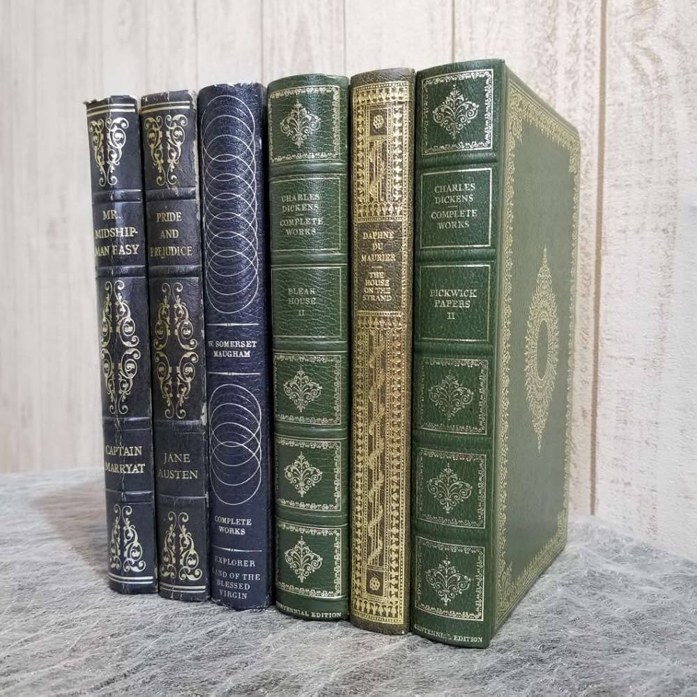 Amazon.co.jp: アンティークブック 6冊セット 洋書 Antique Book 古本