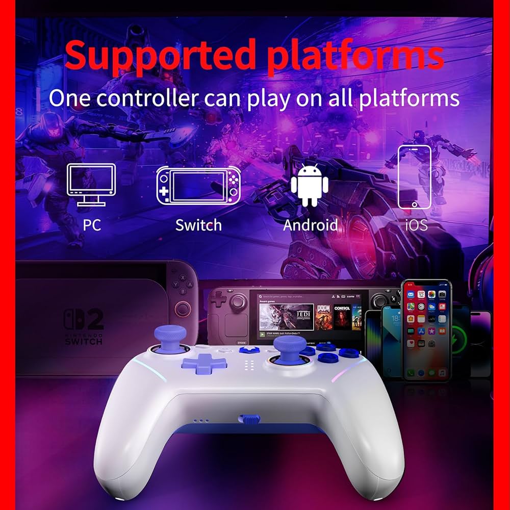 Amazon.com: NBCP V8 Wireless Gaming Controller for Nintendo Switch