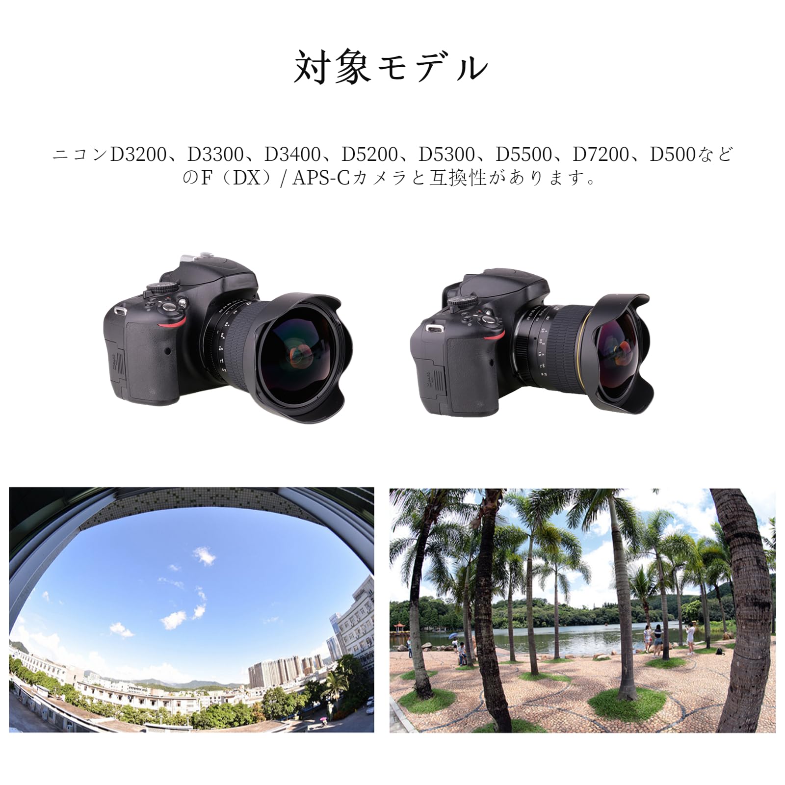 Amazon | F（DX）/APS-CFマウント用8mmF/ 3.0魚眼レンズD3200、D3300