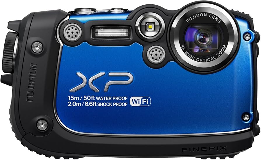 Amazon.com : Fujifilm FinePix XP200 Blue 16MP Waterproof Digital